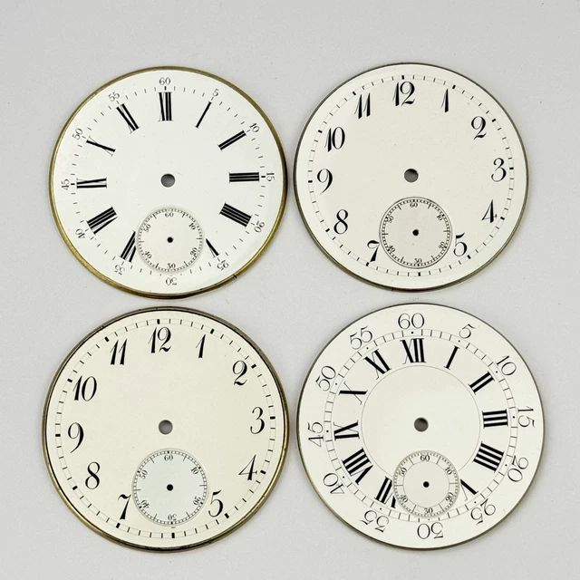 LOT TROIS CADRANS de stock horloger montre Elgin vintage & sportsman vers 1960 EUR 54,00
