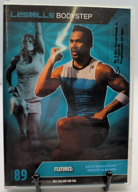 LES MILLS BODYSTEP Body Step 90 DVD + CD + Notes Workout Training
