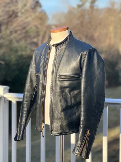The Real McCoy’s Buco J-57 Single Riders Jacket Size 46 Horsehide