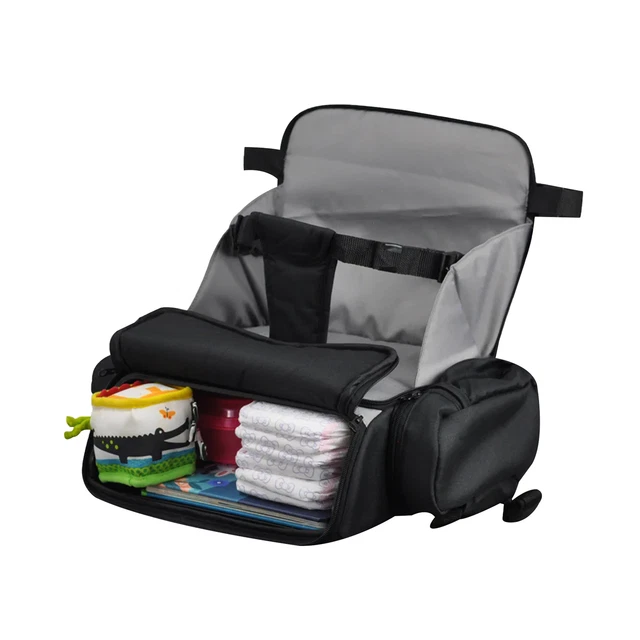 Cozy Cover 3 in 1 Portable Baby Booster Seat Diaper Backpack Bag (Open Box)