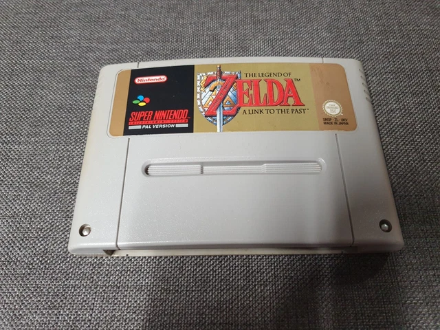PAL Super Nintendo Snes Game Cartridge The Legend Of Zelda - A Link To The Past