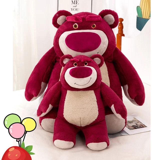 TOY STORY LOTSO Strawberry Bear Soft Plush Toy Props Stuffed Doll Kids