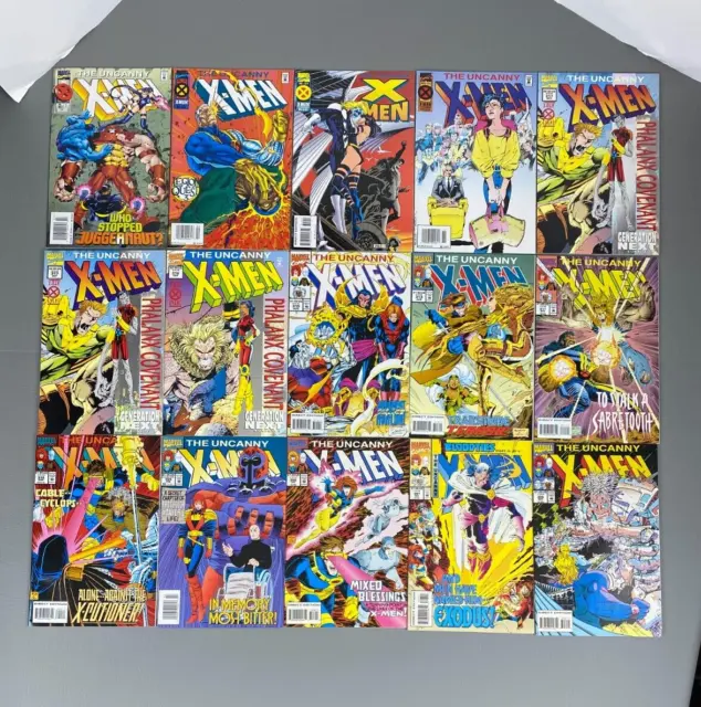 Lot Of 40 Marvel Comic Books Uncanny X-Men 187-323 Mixed Lot See pictures