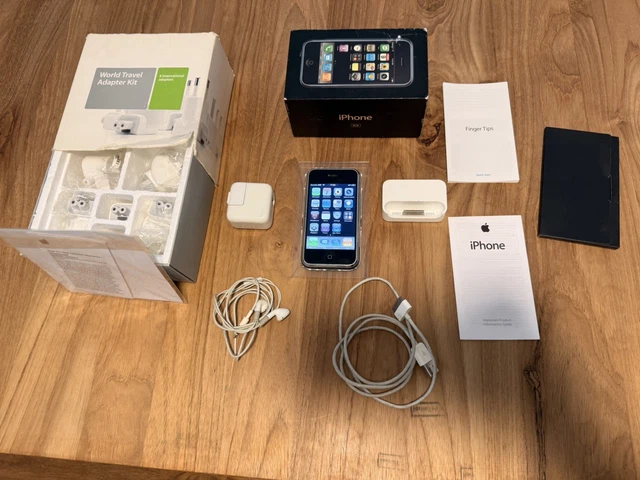St. Box APPLE IPHONE 1ST Generation 2G 8GB A1203 – Matching Box – Full Set ...