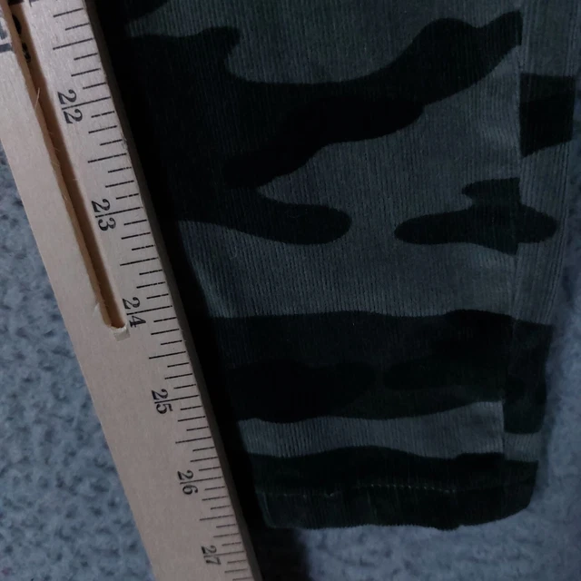 ANTHROPOLOGIE PILCRO CORDUROY Pants Sz 25 (26x26.5) Green Camo High ...