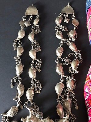 Old Mongolian Silver Tribal Necklace (a) …beautiful collection / accent piece 3