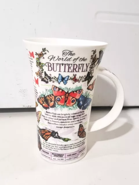 The World Of The Butterflg Mug By Caroline David- Dunoon Fine Bone China.