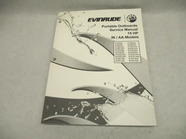 5008853 BRP Evinrude Portable Outboard Service Repair Manual 15 HP 2012 IN/AA