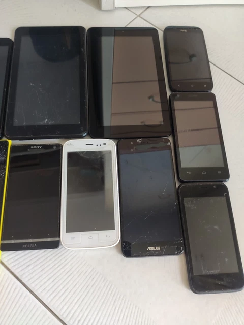 LOTTO 12 pz SMARTPHONE Tablet Vodafone, Alcatel, NGM, NOKIA, Asus, Sony