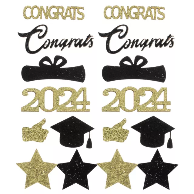 1 Bag of 2024 Graduation Confetti Grad Party Decorative Confetti Confetti Decor