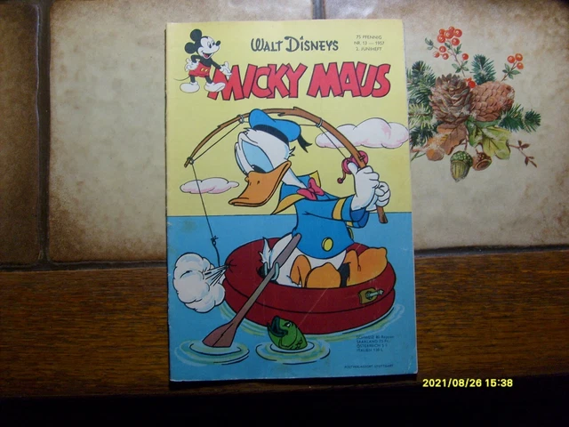 Micky maus Heft 1957 Nr.13 Z 1-2