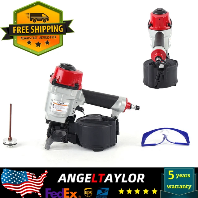 SIDING COIL NAILER Wooden Furniture Fences Plywood Air Nail Gun CY