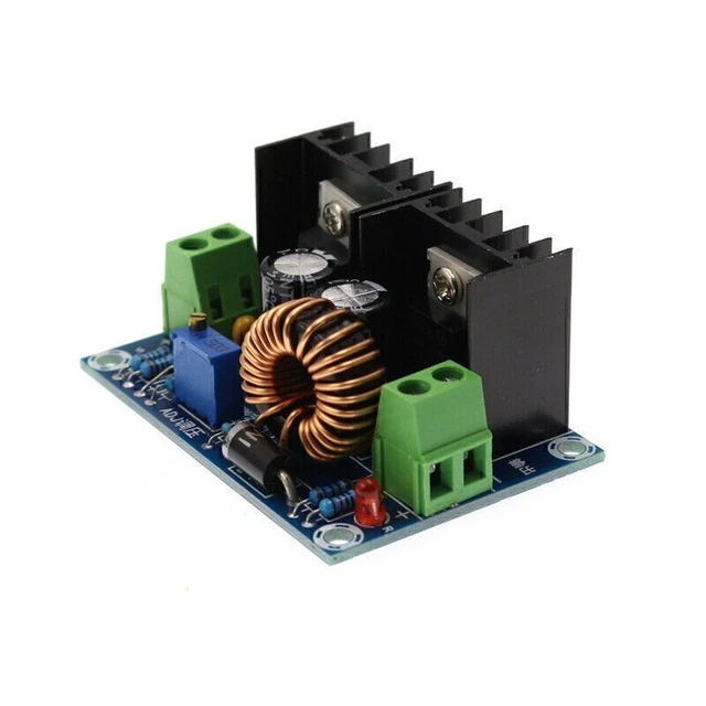 DC-DC 4-40V 8A Step Down Buck Converter Power Supply Module Adjustable ...