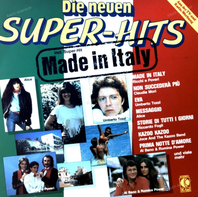 Various - Die Neuen Super-Hits - Made In Italy LP (VG+/VG+) '