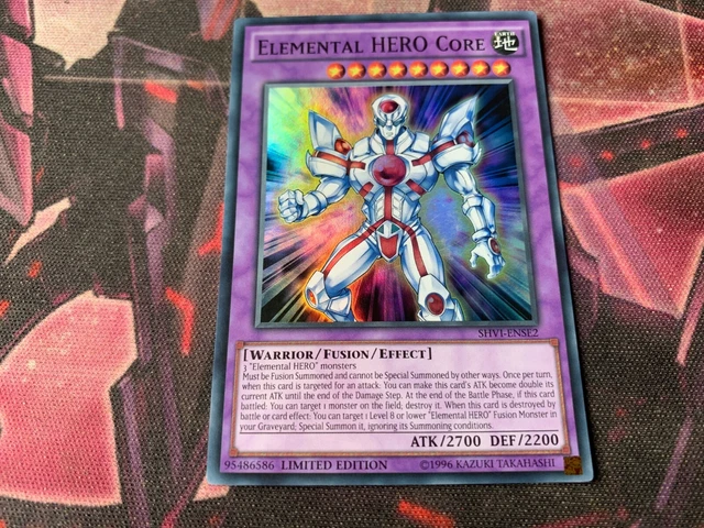 ELEMENTAL HERO CORE SHVI-ENSE2 Super Rare Limited Edition YuGiOh EUR 3,49 -  PicClick FR