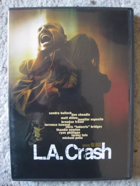 Crash (DVD Widescreen) New Sandra Bullock Ludacris Brendan Fraser Matt Damon