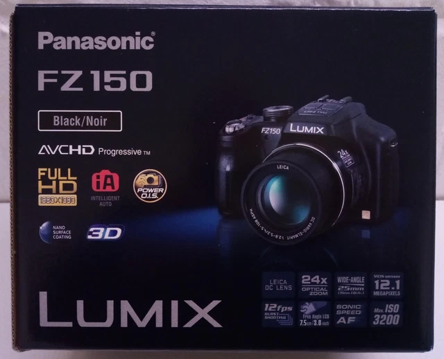 Fotocamera Panasonic Lumix DMC FZ150 con obiettivo Leica