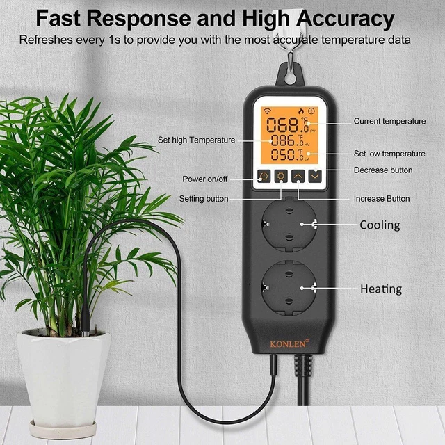 Contrôleur de température Tuya WIFI 220V Smart Socket Thermostat Sensor... 3