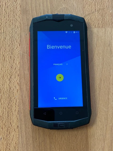 Smartphone Crosscall Trekker-M1 Core - Robuste, 4G, 16 Go - Noir/Rouge - Occasion Bon état