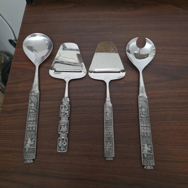 VINTAGE KINGS TINN Serving Set $34.47 - PicClick CA