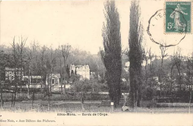 Cpa 91 Athis Mons Bords De L'orge