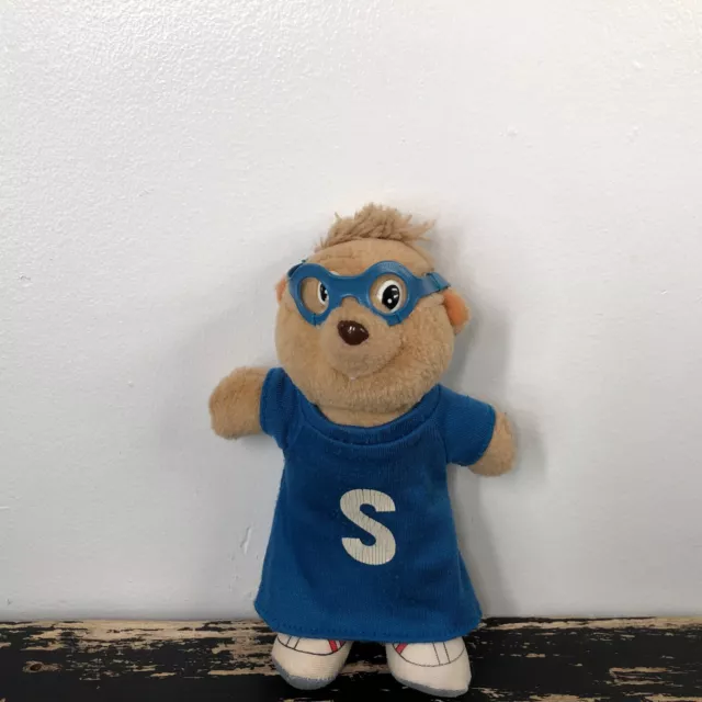 Alvin And The Chipmunks Simon Plush Toy Burger King 1987 Vintage Collectible 7"
