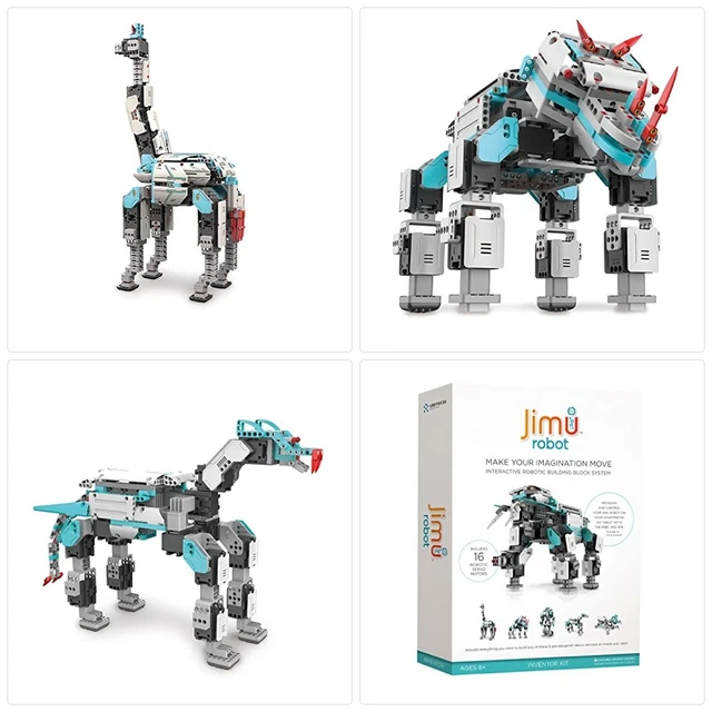 UBTECH - JIMU Inventor, Interactive 5-in-1 Robot Building Block Kit ...