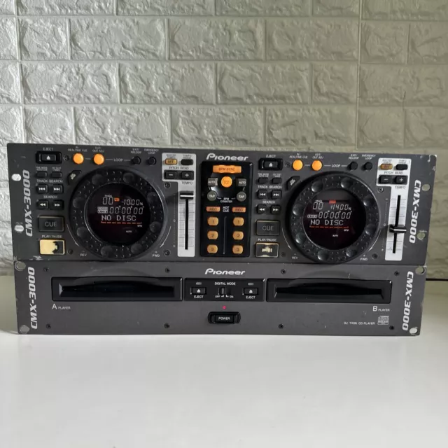 Pioneer CMX-3000 DJ Twin Dual CD Player 3