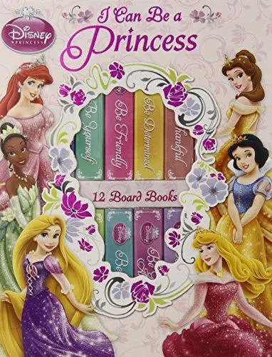 Disney Princess - I Can Be Princess My First Library Board Book Block 12-Book Se