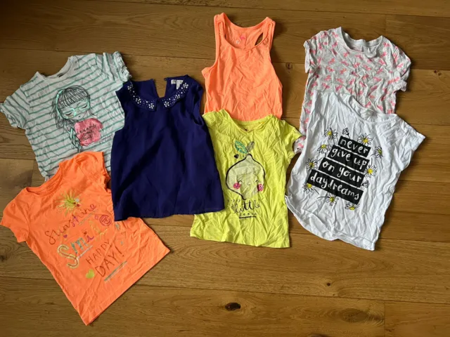 Girls Age 8-9 Years Top T-shirt Bundle Summer, Smart