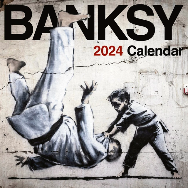 BANKSY KALENDER 2025 (NEU/OVP) Graffiti Street Art Cut and Run EUR 15