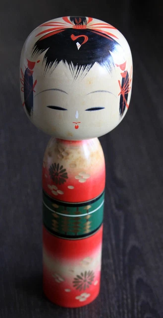 Kokeshi,Holzpuppe,Handmade,alt,sehr schön