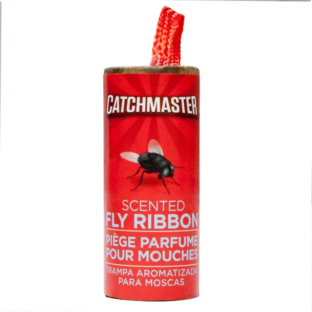 96 Catchmaster Fly Ribbons Sticky Fly Traps Scented Fly Catcher Ribbons NonToxic 2