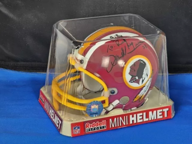 Darrell Green Autographed/Signed Washington Redskins Riddell Mini Helmet