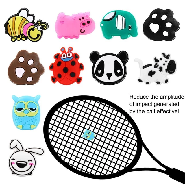 Cartoon-Tier Tenniszubehör Tennisschläger Schwingungsdämpfer Stoßdämpfer