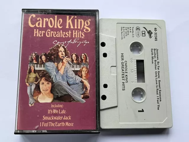 CAROLE KING HER GREATEST HITS Cassette Tape Album EPIC