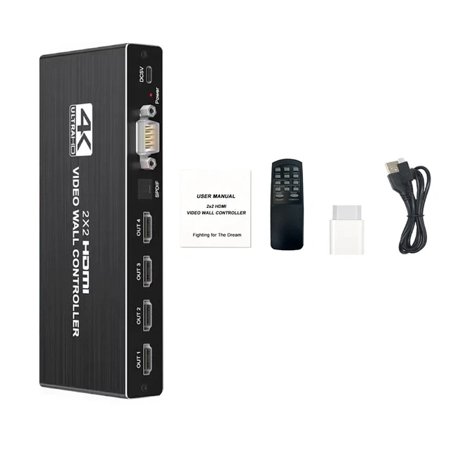 1X2 1X4 1X3 2X1 3x1 4X1 2x2 HDMI DVI Multi Video Controller Processor Splicer t