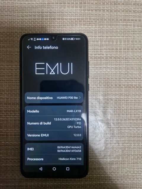 Huawei P30 Lite New Edition  256GB nero