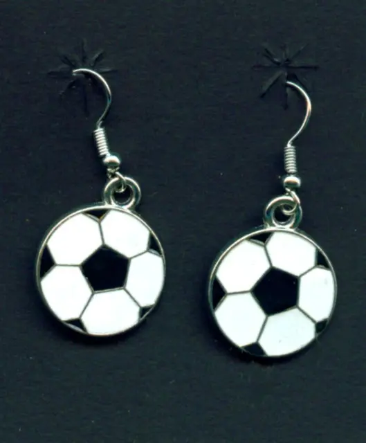 Ohrringe Fußball Ohrhänger WM Earrings Soccer