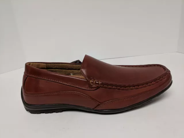 Deer Stags Drive Slip-On Loafer, Dark Luggage, Mens 8 Wide