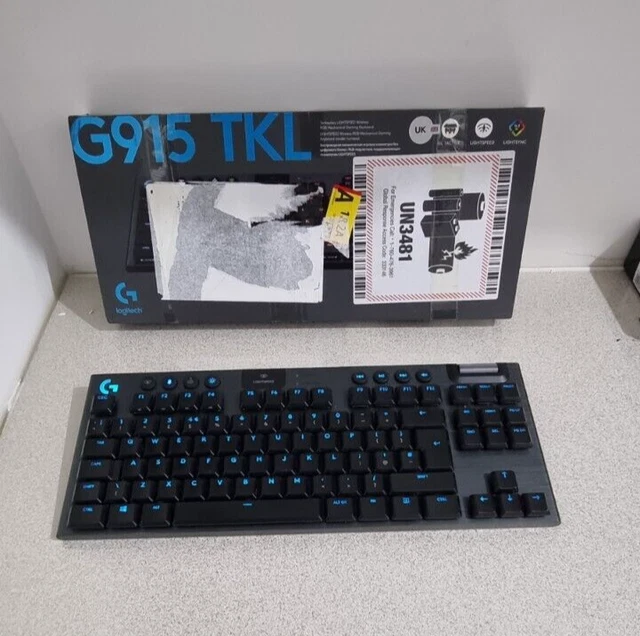 LOGITECH G915 TKL Wireless Gaming Tactile Keyboard, UK English (Qwerty
