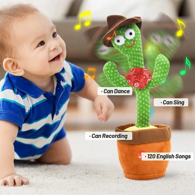 Talking Cactus Toy Mimicking Cactus Toy Plush Cactus Singing Dancing Cactus Toy