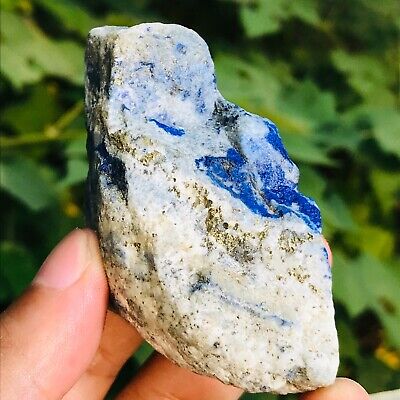 123g Natural Lapis lazuli Quartz Crystal Mineral Rough Healing Afghanistan