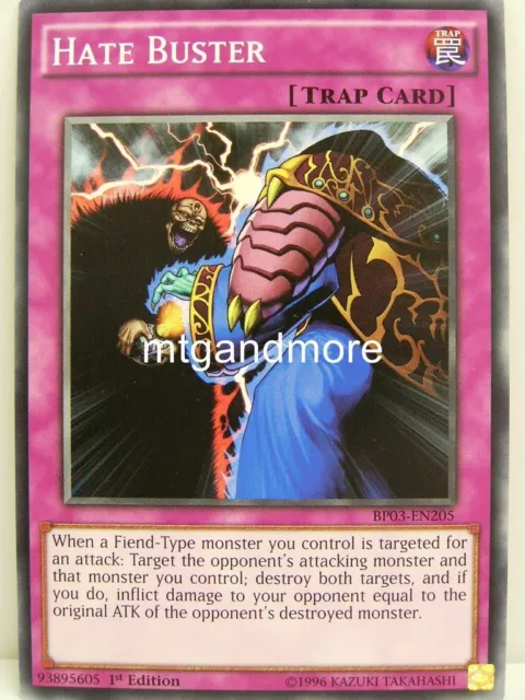 Yu-Gi-Oh - 1x Hate Buster - BP03 - Monster League