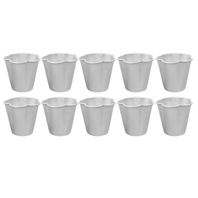 10 ud. cinco flas flores forma aluminio aleación huevo pasteles formas M H9U2
