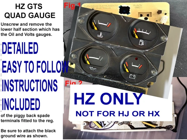 AUTOMETER - 4 Gauge Cluster HZ GTS Dash