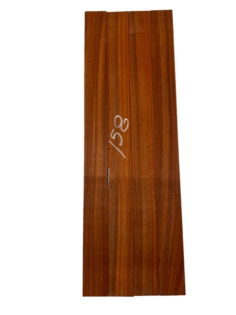 4Pack, Padauk Thin stock lumbers-Three dimensional lumber board 24"x2"x5/8" #158 4Pack, Padauk Thin stock lumbers-Three dimensional lumber board 24"x2"x5/8" #158