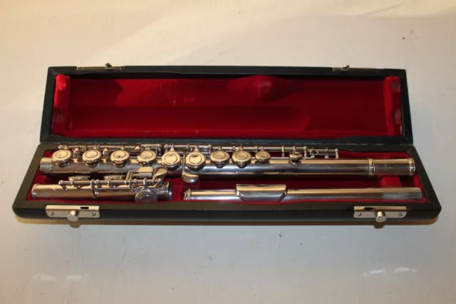 Yamaha YFL 211S II Flute + Case Cleaned and Serviced + New Pads