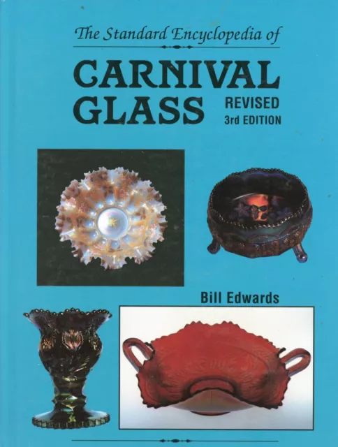 Antique Vintage Carnival Glass - Makers Types Colors / Illustrated Book + Values