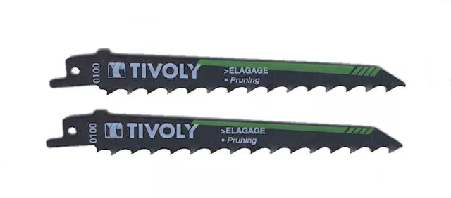 Tivoly Lame scie sabre pour Elagage - lot de 2